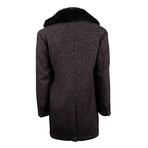 Pal Zileri Sartoriale // Twill Wool-Alpaca Overcoat // Brown (Euro: 50)