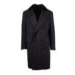 Pal Zileri // Cashmere Double Breasted Wool Coat // Green (Euro: 54)