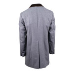 Pal Zileri // Tweed Wool Coat // Gray (Euro: 48)