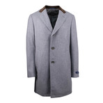 Pal Zileri // Tweed Wool Coat // Gray (Euro: 50)