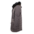 Pal Zileri Concept // Quilted Parka Coat // Brown (Euro: 54)