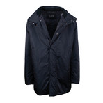 Pal Zileri Lab // Hooded Parka Coat Jacket // Black (Euro: 48)