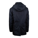 Pal Zileri Lab // Hooded Parka Coat Jacket // Black (Euro: 60)