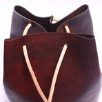 Indore Rucksack // Dark Brown