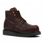 Classic Moc-Toe Wedge Work Boots // Dark Brown (US: 9)