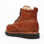 Classic Moc-Toe Wedge Work Boots // Light Brown (US: 5.5)
