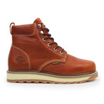 Industrial Round-Toe Work Boots // Light Brown (US: 8.5)