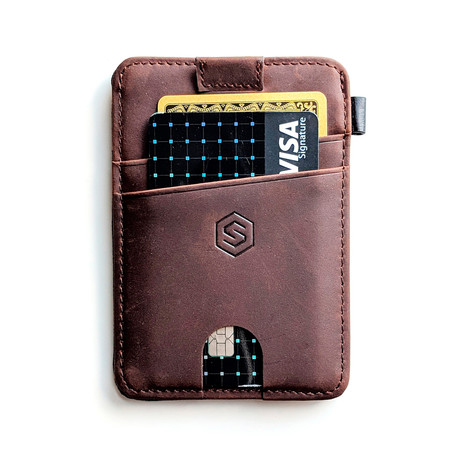 Minimalist Wallet // Dark Brown
