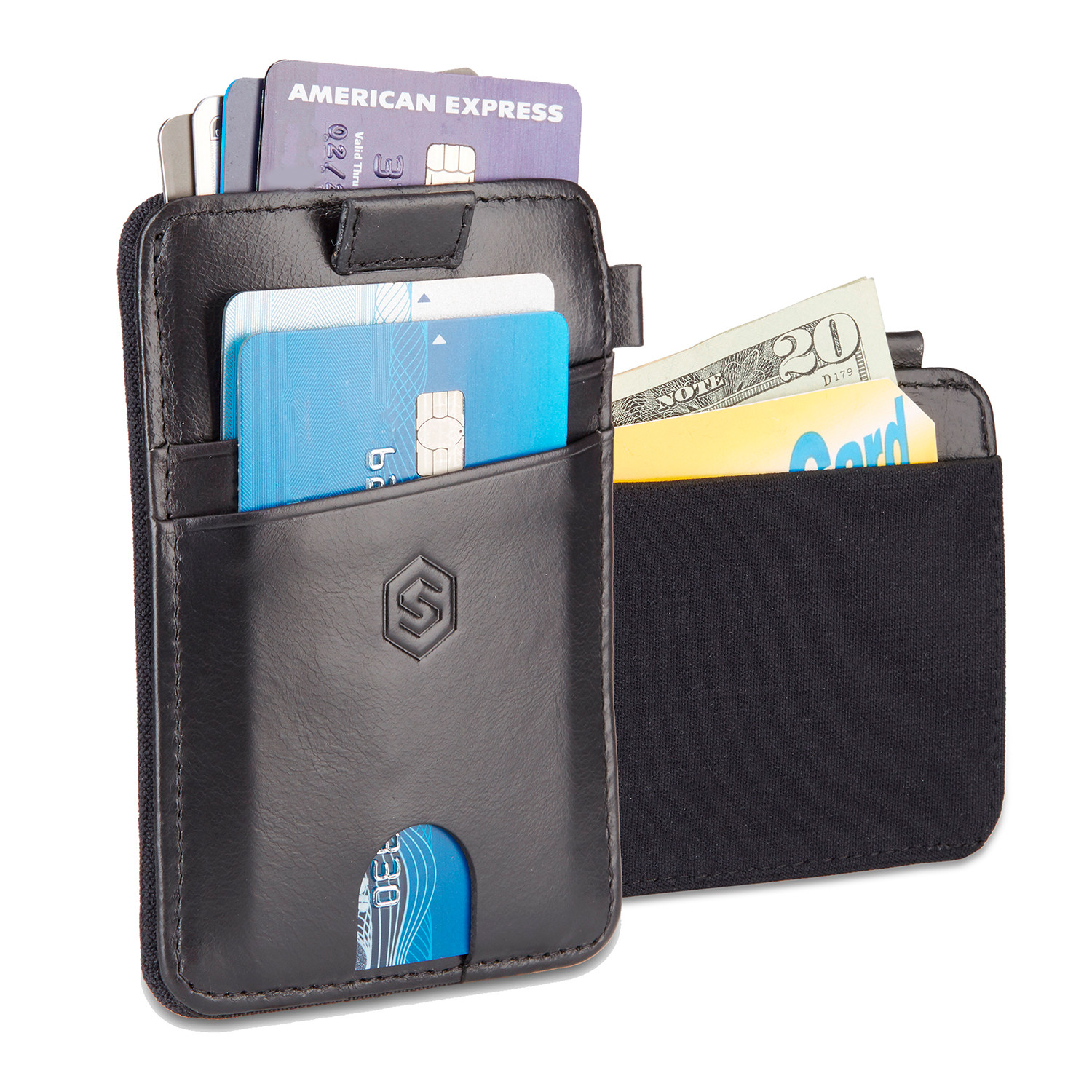 Minimalist Wallet // Black - Qlink Designs - Touch of Modern