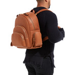 Rockefeller Backpack // Tobacco Acquario Leather