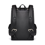 Voyager Backpack // Leather // Black Vintage Leather