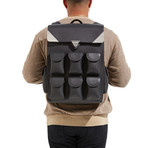 Voyager Backpack // Leather // Black Vintage Leather
