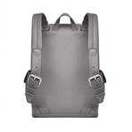 Voyager Backpack // Leather // Gray Vintage Leather