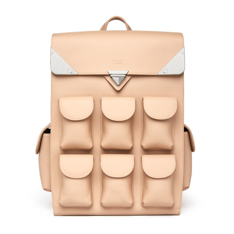 Voyager Backpack // Leather // Nude