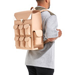 Voyager Backpack // Leather // Nude