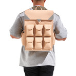 Voyager Backpack // Leather // Nude
