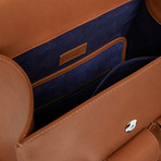 Voyager Backpack // Leather // Tobacco Acquario Leather