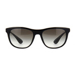 Prada // Men's Squared Sunglasses // Black + Gray Gradient