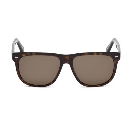 Zegna // Classic Sunglasses // Tortoise + Brown