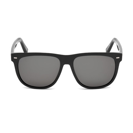 Classic Sunglasses // Shiny Black + Gray