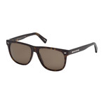 Zegna // Classic Sunglasses // Tortoise + Brown