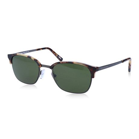 Zegna // Clubmaster Sunglasses // Tortoise + Green