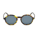 Montblanc // Classic Round Acetate Sunglasses // Colored Havana + Gray