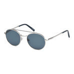 Mont Blanc // Men's Explorer Sunglasses // Shiny Palladium + Gray