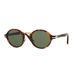 Classic Typewritter Sunglasses // Tortoise + Green