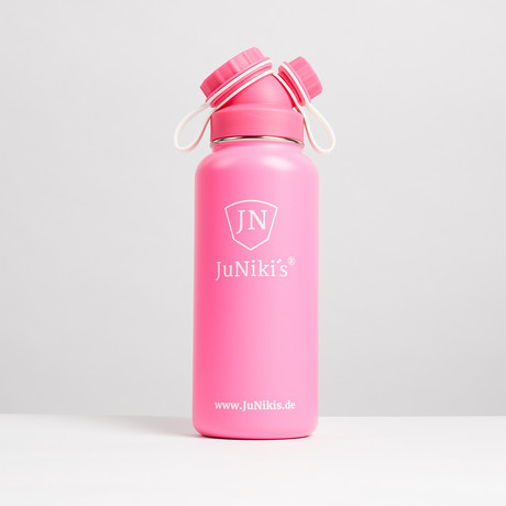 Insulated Stainless Steel Flask // 32oz // Pink Panther