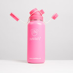 Insulated Stainless Steel Flask // 32oz // Pink Panther