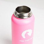 Insulated Stainless Steel Flask // 32oz // Pink Panther