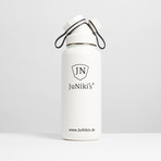 Insulated Stainless Steel Flask // 32oz // White Angel