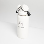 Insulated Stainless Steel Flask // 32oz // White Angel