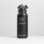 Insulated Stainless Steel Flask // 32oz // Black Devil