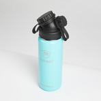 Insulated Stainless Steel Flask // 18oz // Turquoise