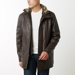 Mason + Cooper Norton Leather Jacket // Brown (M)