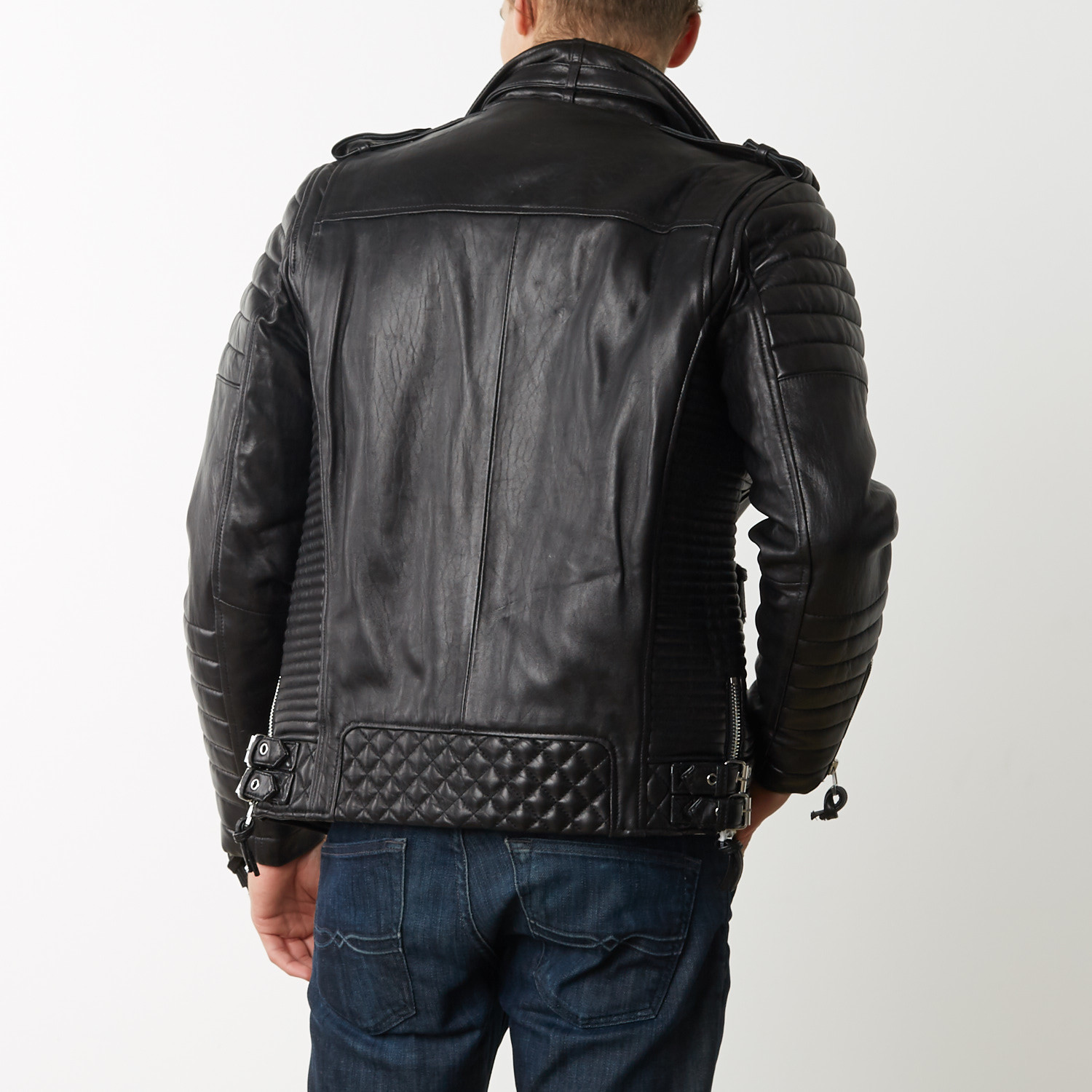Mason + Cooper Boda Moto Leather Jacket // Black (XL) - Wilda Leather ...