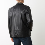 Mason + Cooper Dean Leather Jacket // Black (L)