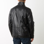 Mason + Cooper James Dean Leather Jacket // Black (XL)