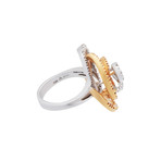 Damiani 18k Two-Tone Gold Diamond Ring // Ring Size: 7.5