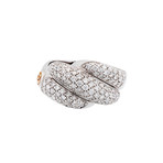 Damiani Gomitolo 18k Two-Tone Gold Diamond Ring // Ring Size: 7