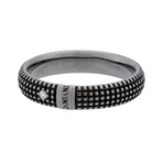 Damiani Metropolitan 18k Black Gold Diamond Ring // Ring Size: 9.75