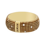Damiani Metropolitan 18k Yellow Gold Diamond Ring // Ring Size: 7