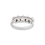Damiani Luce 18k White Gold 5 Diamond Ring // Ring Size: 6.25