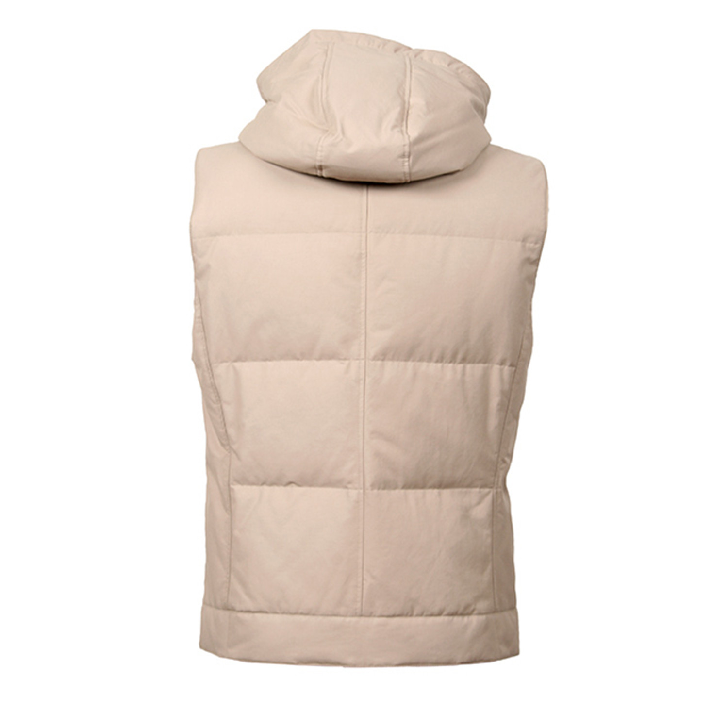 Pertinax Hooded Puffer Vest // Beige (XS) - Brunello Cucinelli - Touch ...