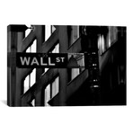 Wall Street Sign // Unknown Artist (18"W x 12"H x 0.75"D)