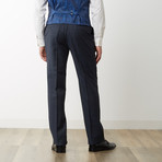 2BSV Notch Lapel Vested Suit Charcoal Windowpane (US: 38R)