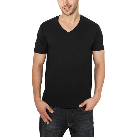 T-Shirt Kurzarm // Black (S)
