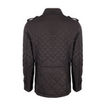Mert Leather Jacket // Brown Tafta (2XL)